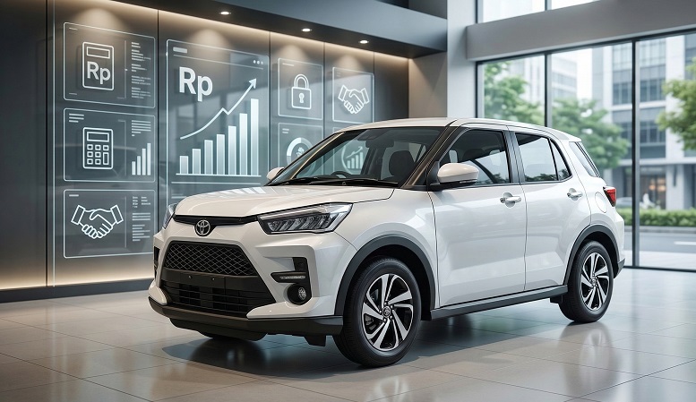 Tabel rincian Toyota Raize harga terbaru 2026 OTR Jakarta untuk semua tipe, termasuk GR Sport.
