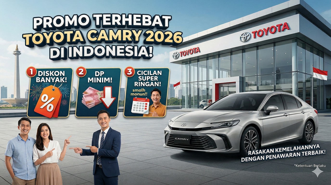 Spesial Toyota Camry Promo 2026 - Diskon Banyak & DP Minim