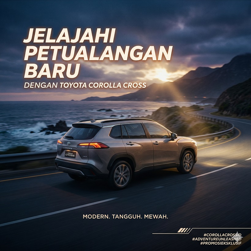 Toyota Corolla Cross 2026: Cek Spesifikasi, Harga & Promo Kredit Terbaru!