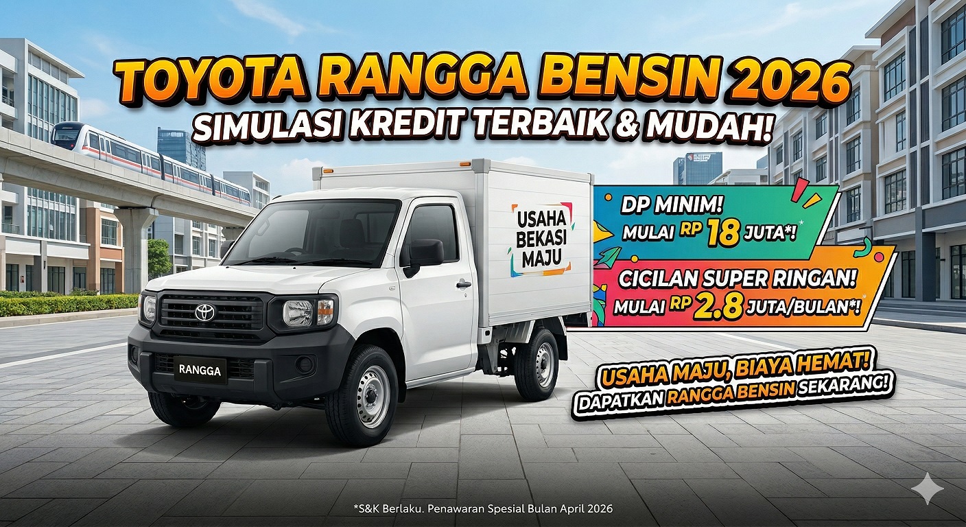 Tabel Toyota Rangga Bensin Simulasi Kredit 2026 Terbaru